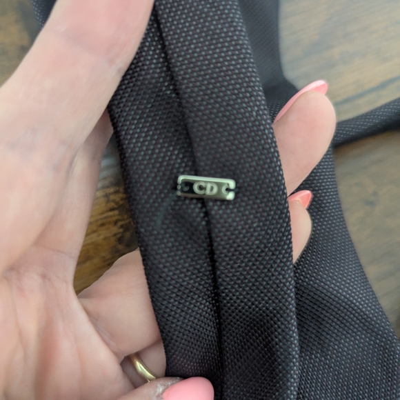 Dior Purple and Black Tie Elegant Accessory - Picture 2 of 6